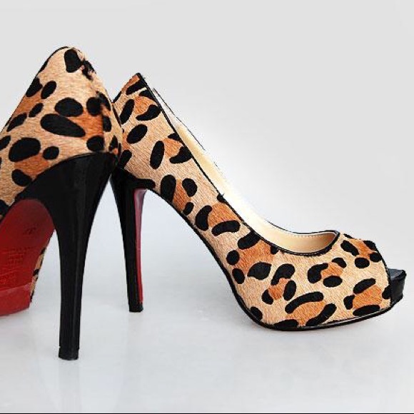 Christian Louboutin leopard print sexy high heels - Picture 5 of 8